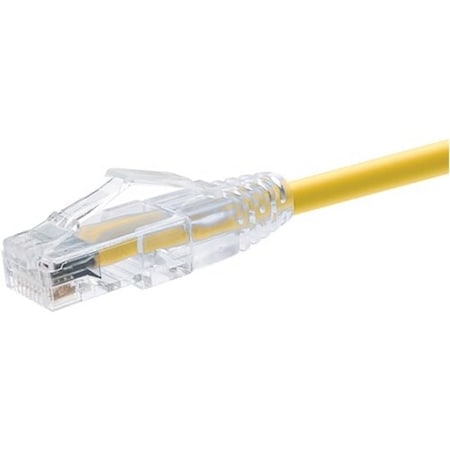 Unirise Usa GROUP 25 FOOT CAT6 SNAGLESS CLEARFIT PATCH CABLE YELLOW -  CAT6 PATCH CABLE 10138
